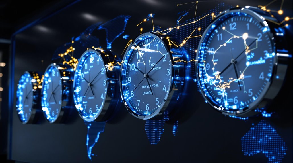Global Market Correlations: International Trading Timing